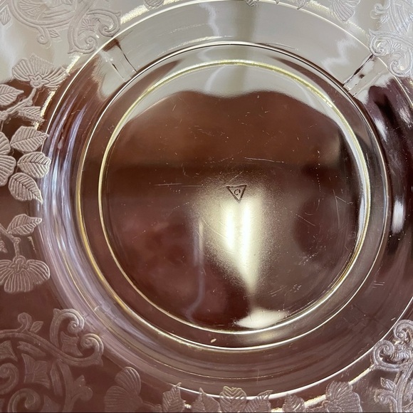 Vintage 1930s Cambridge Apple Blossom Yellow One Salad Plate - Picture 8 of 11